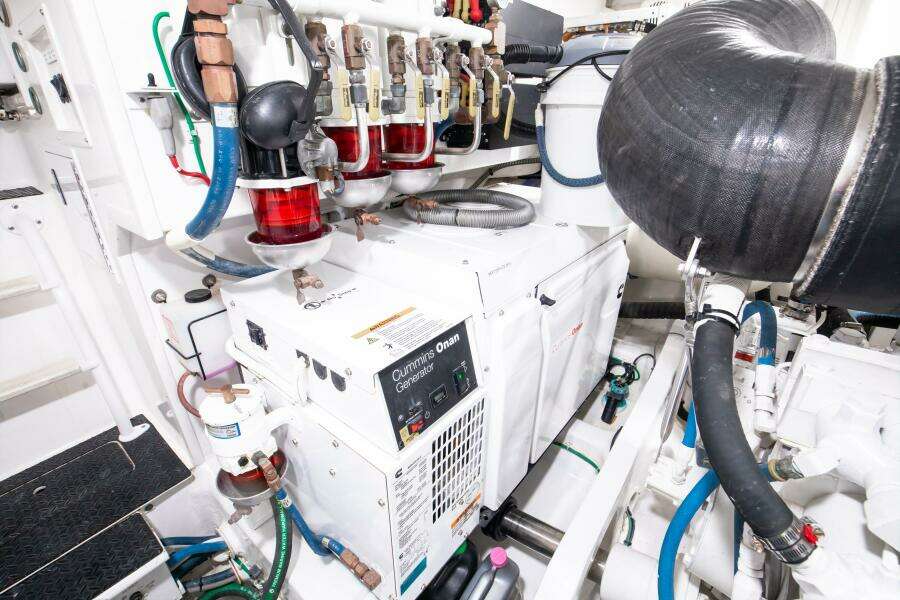 Viking 52 ONE MORE - Engine Room
