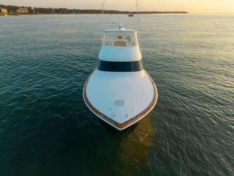 Viking 54 - Salty Dog -Bow Aerial Profile