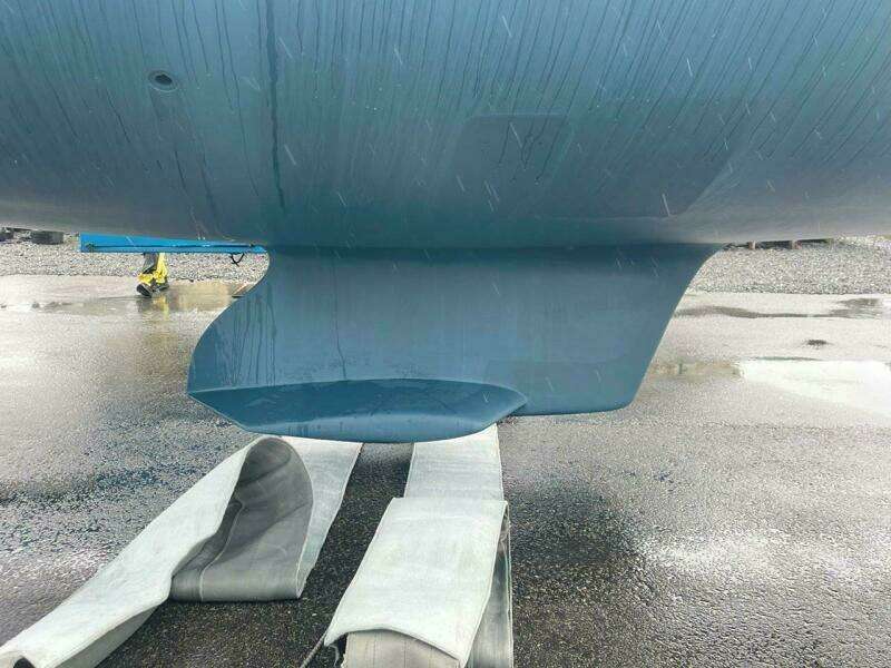 Freshly painted bottom