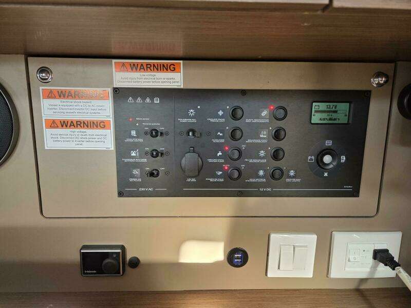 Nav station electrical panel