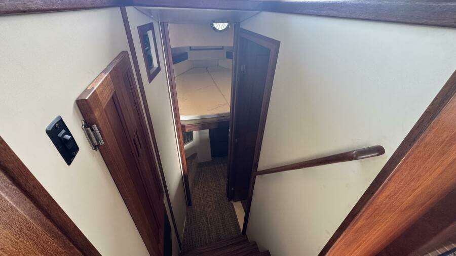 Stairs to Forward Stateroom