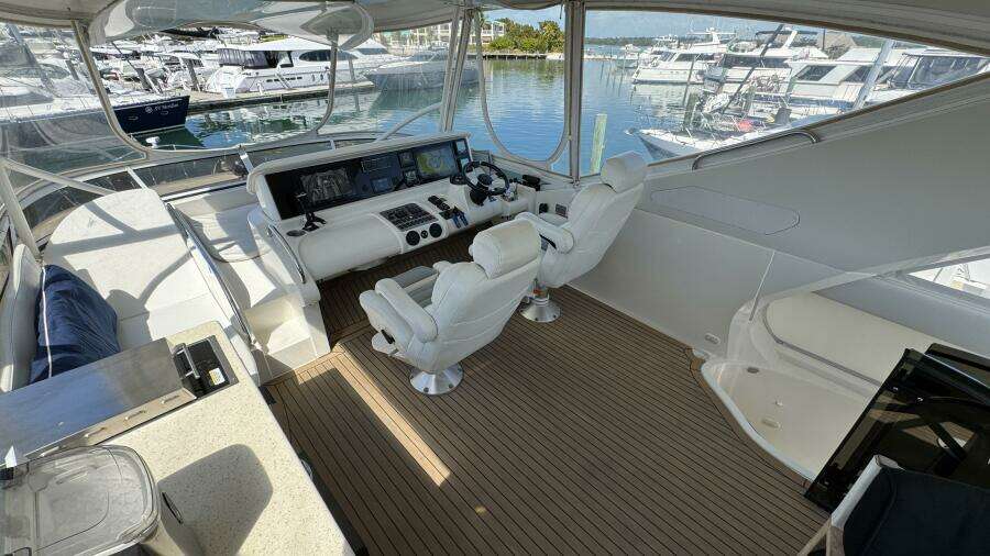 Flybridge Looking Starboard