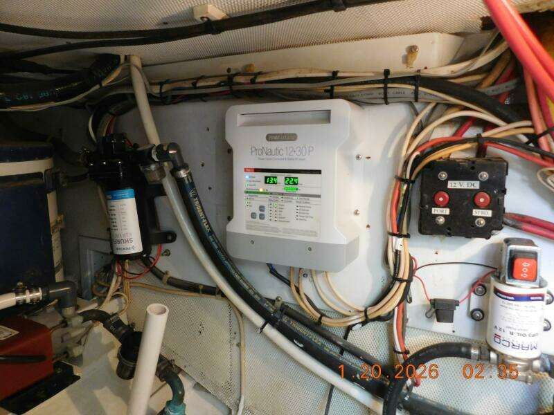 Water Heater To Port, Fresh Water Pump, New Battery Charger