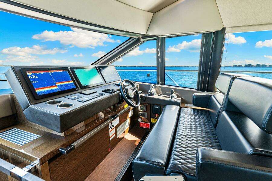 2019 Prestige 630 Flybridge- Helm/Electronics 