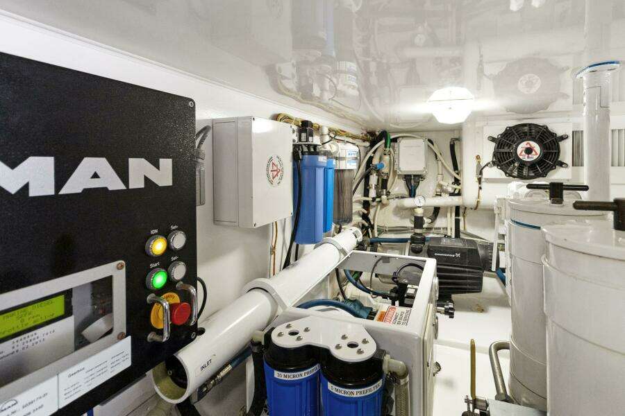 Engine Room Forward Shelf Facing Starboard