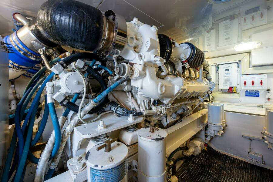 Viking 48 - Sweet Melissa - Engine Room