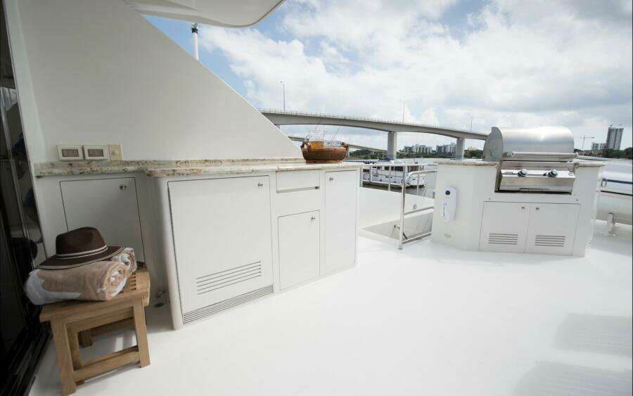 Cheoy Lee 95 FOOTLOOSE - Skybridge Aft