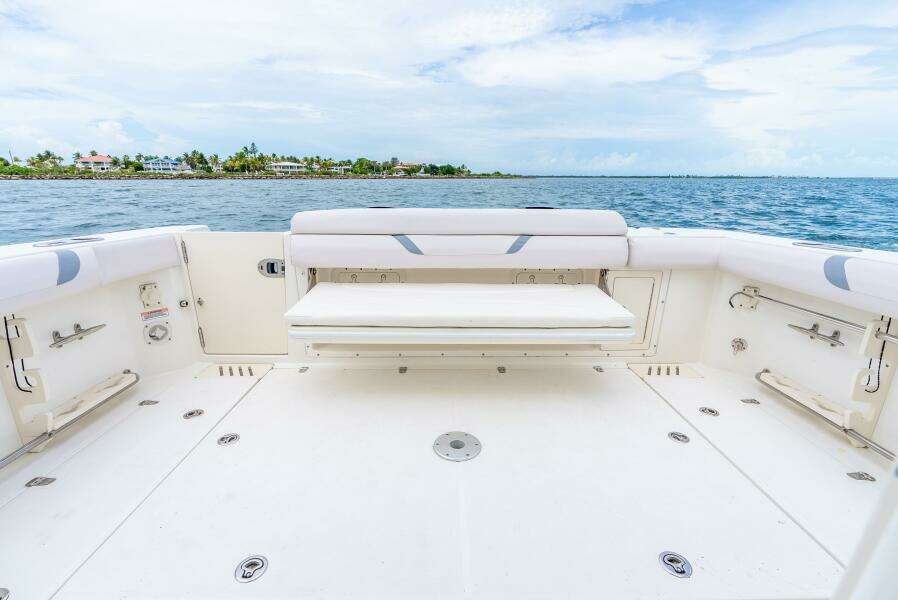 2012 Boston Whaler 345 Conquest - Aft Deck Seating 