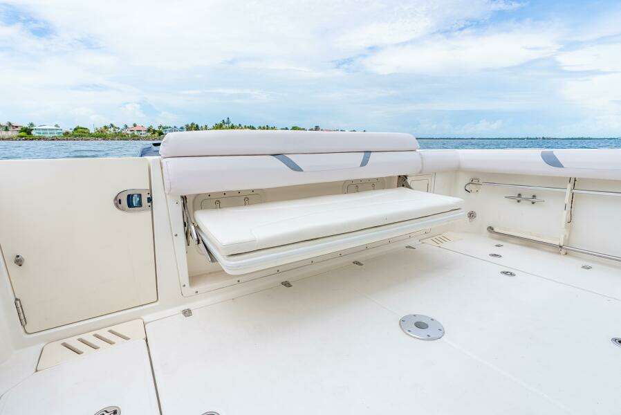 2012 Boston Whaler 345 Conquest - Aft Deck Seating  