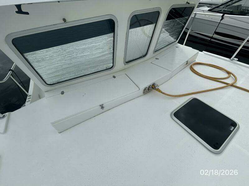 37' Great Harbour foredeck lockers