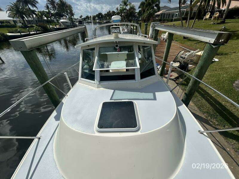 28' Albin foredeck aft