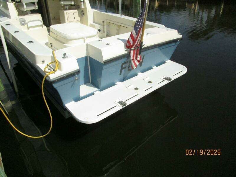 28' Albin swimplatform