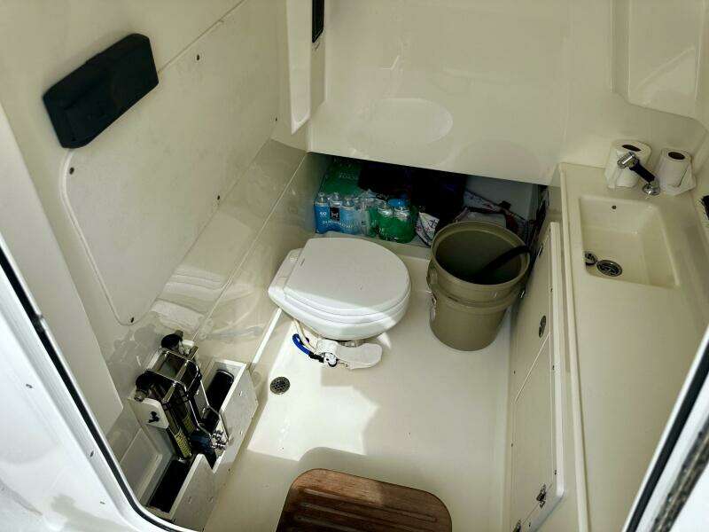 Boston Whaler 33 BOTTOMS UP - Head