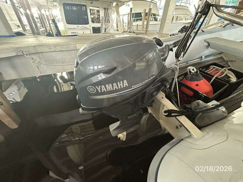 43' Mainship tender outboard
