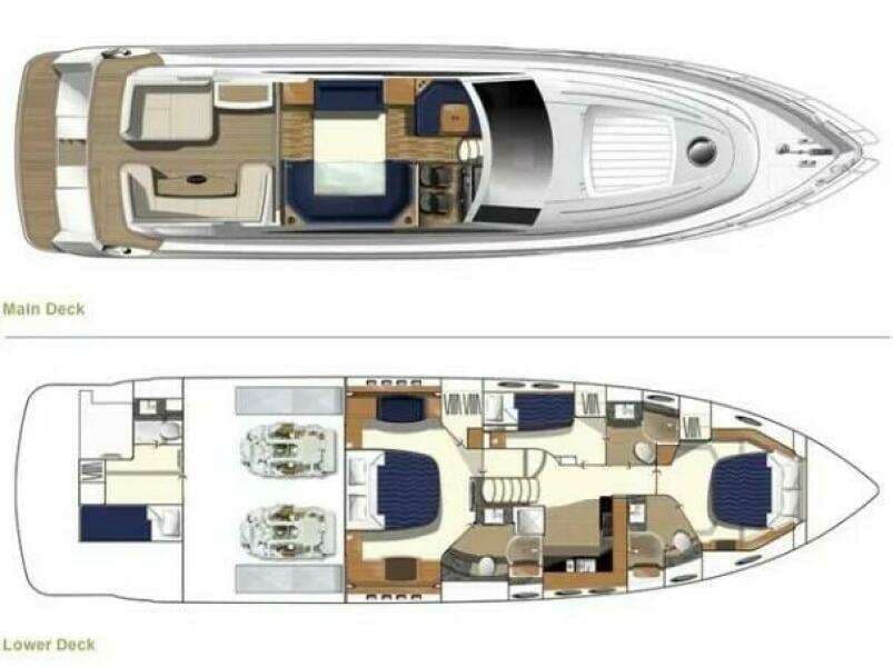 2001 Viking Sport Cruisers V65 Express