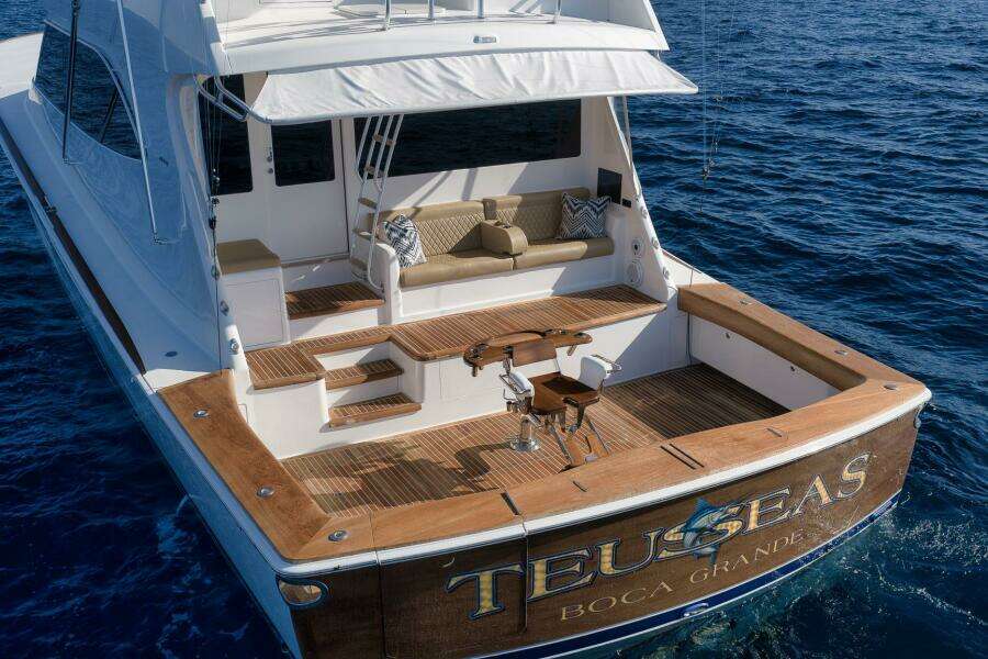 2011 Viking 76 Enclosed Bridge- TEUSEAS- Transom