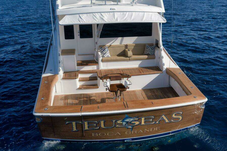 2011 Viking 76 Enclosed Bridge- TEUSEAS- Transom