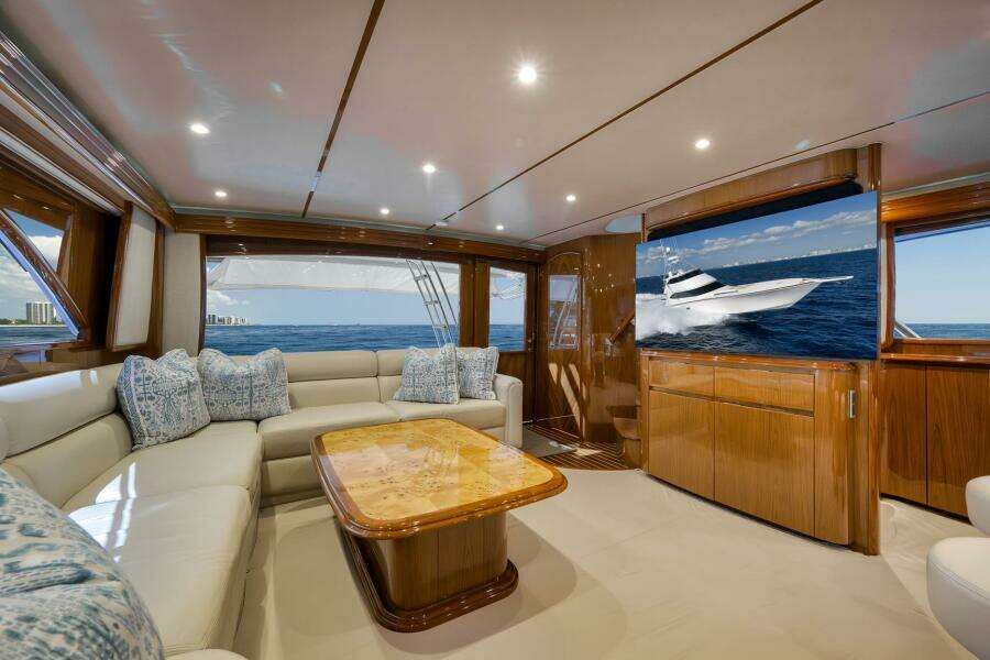 2011 Viking 76 Enclosed Bridge- TEUSEAS- Salon