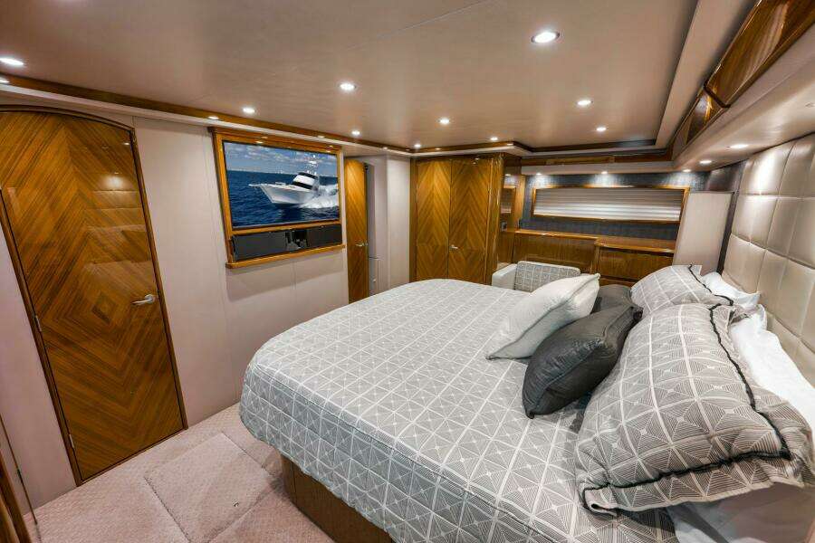 2011 Viking 76 Enclosed Bridge- TEUSEAS- Master Stateroom