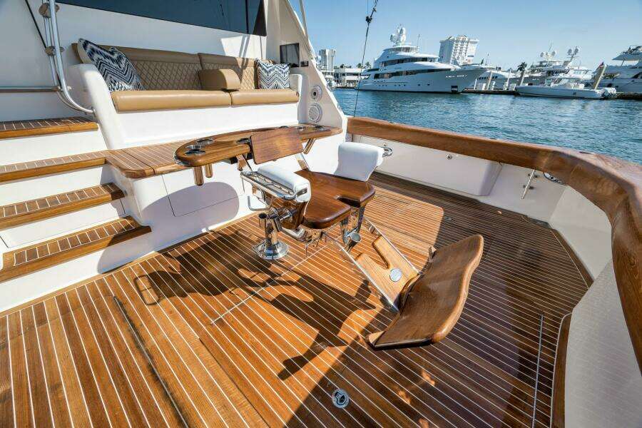 2011 Viking 76 Enclosed Bridge- TEUSEAS- Cockpit