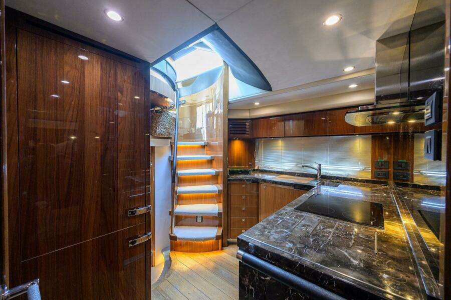 Princess 72 Joint Credit II - Interior Galley