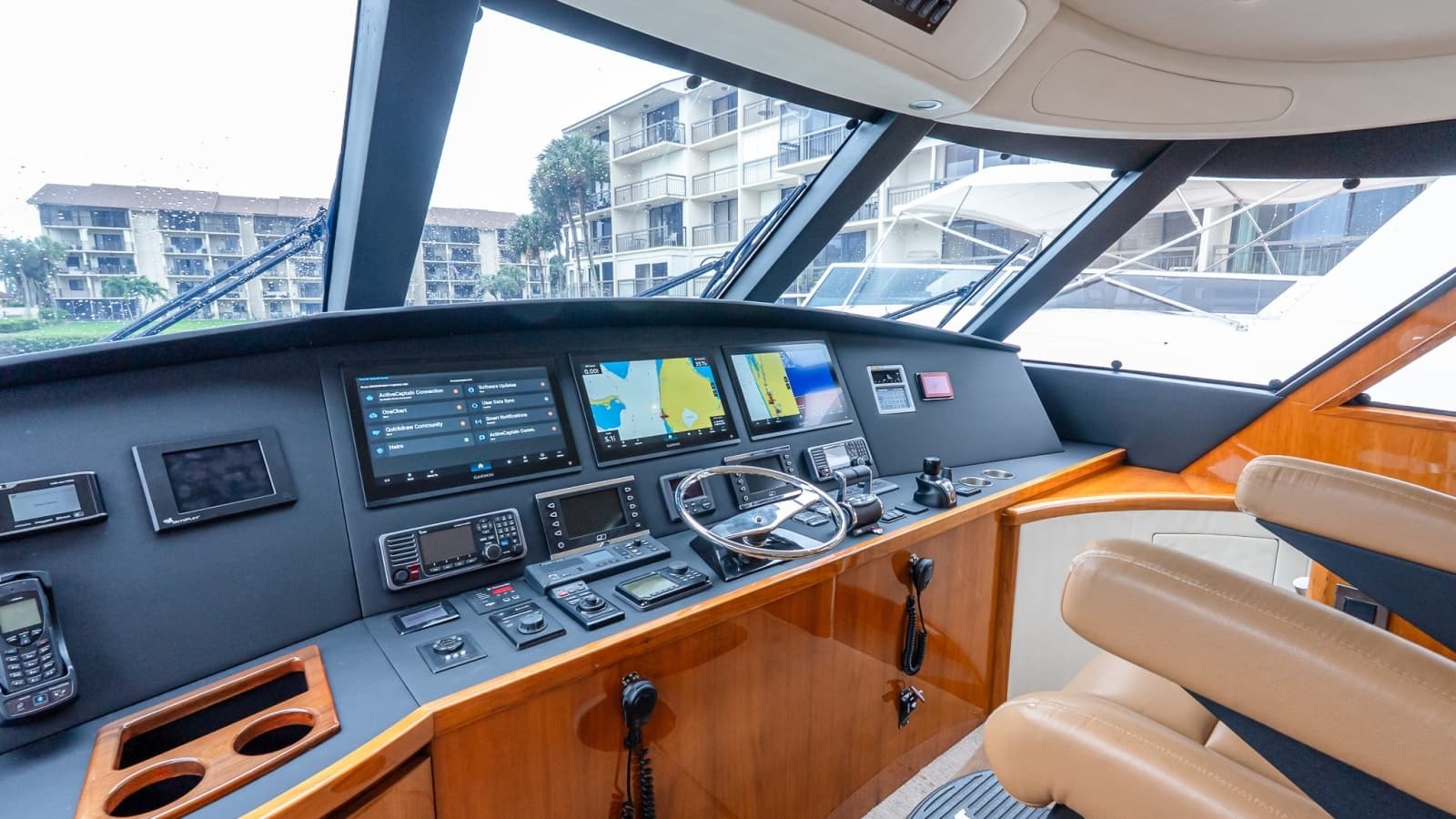 2017 Viking 62 Enclosed Bridge