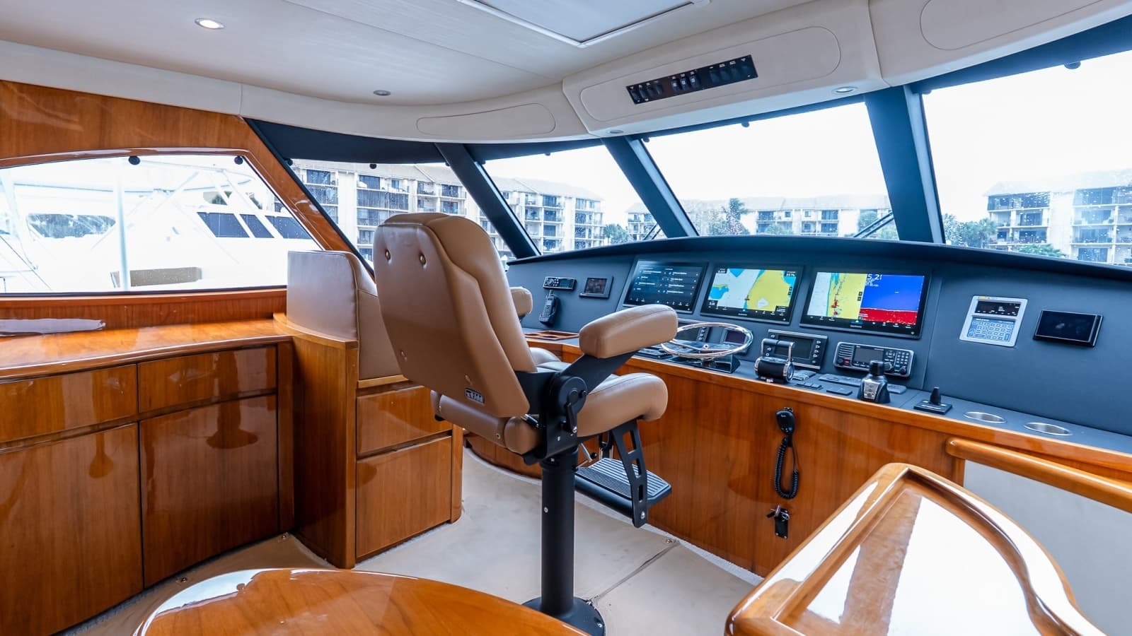 2017 Viking 62 Enclosed Bridge