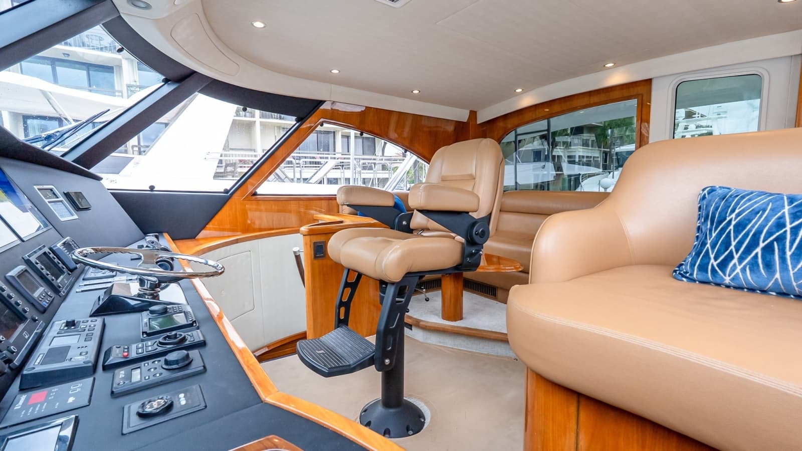 2017 Viking 62 Enclosed Bridge