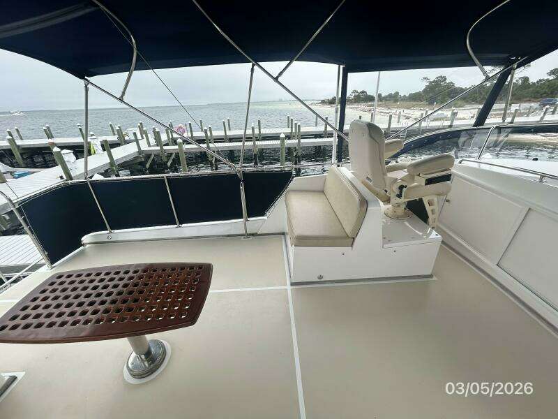 42' Grand Banks flybridge port
