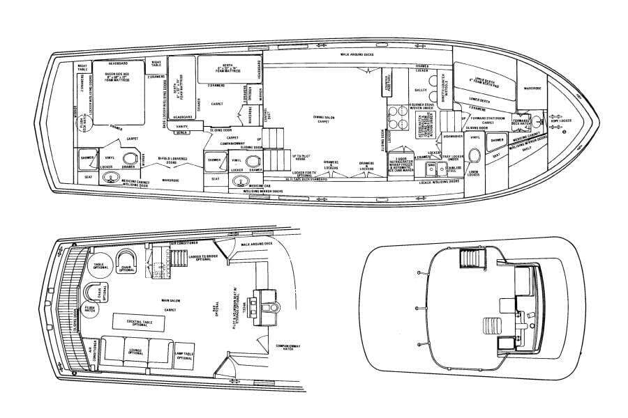 1973 Chris-Craft 55 Commander