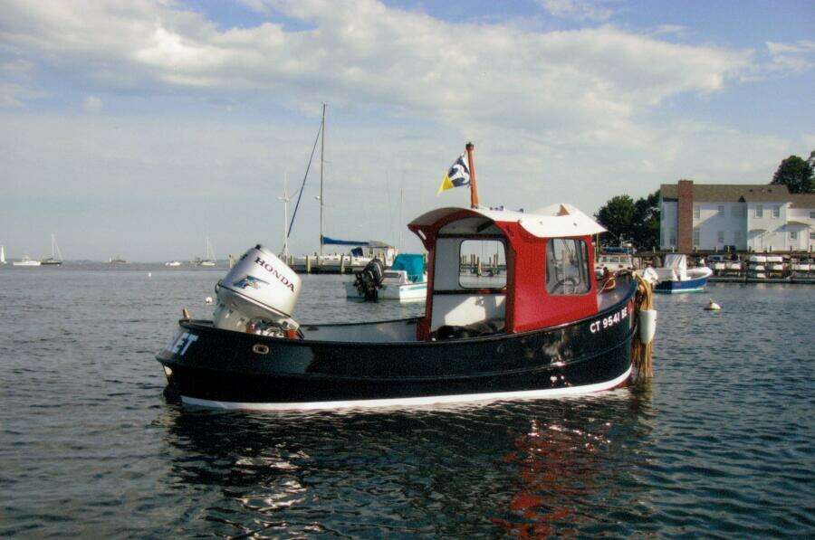 Tuglet on her mooring