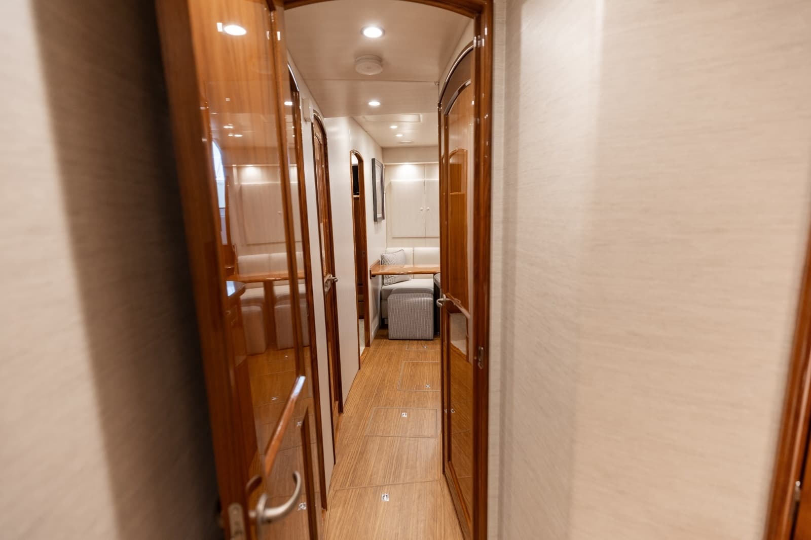 2018 52 Viking Sport Tower Wild Eagle Companionway Aft