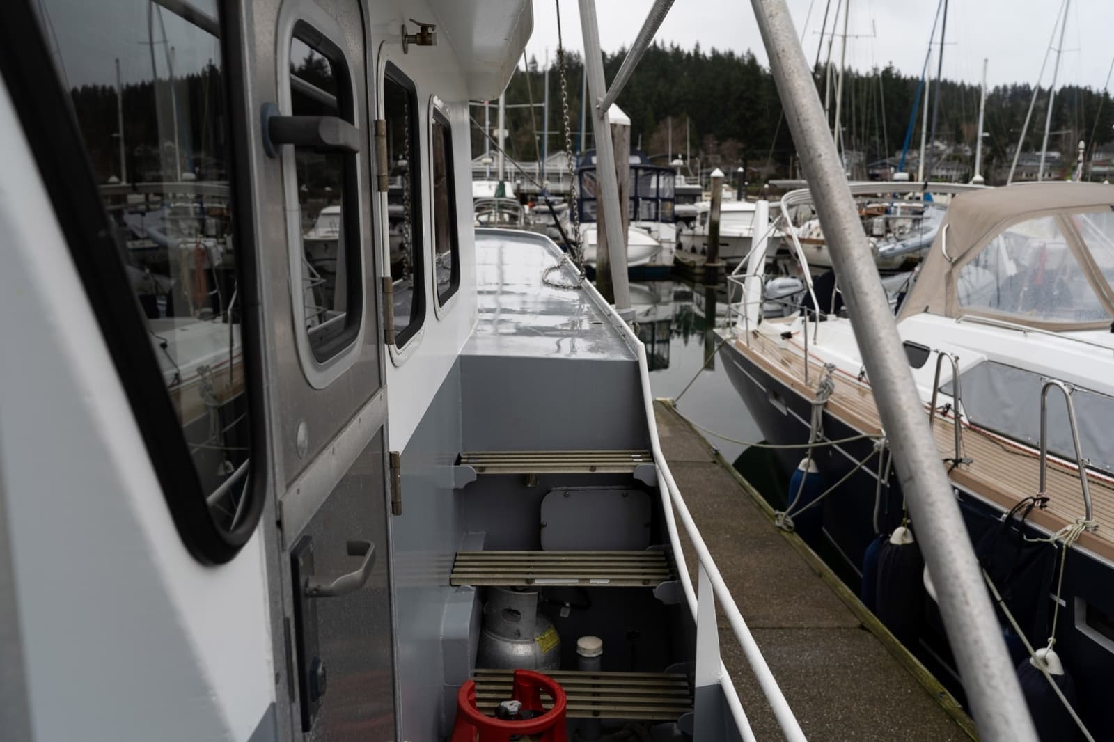 1997 Custom Steel Trawler 43