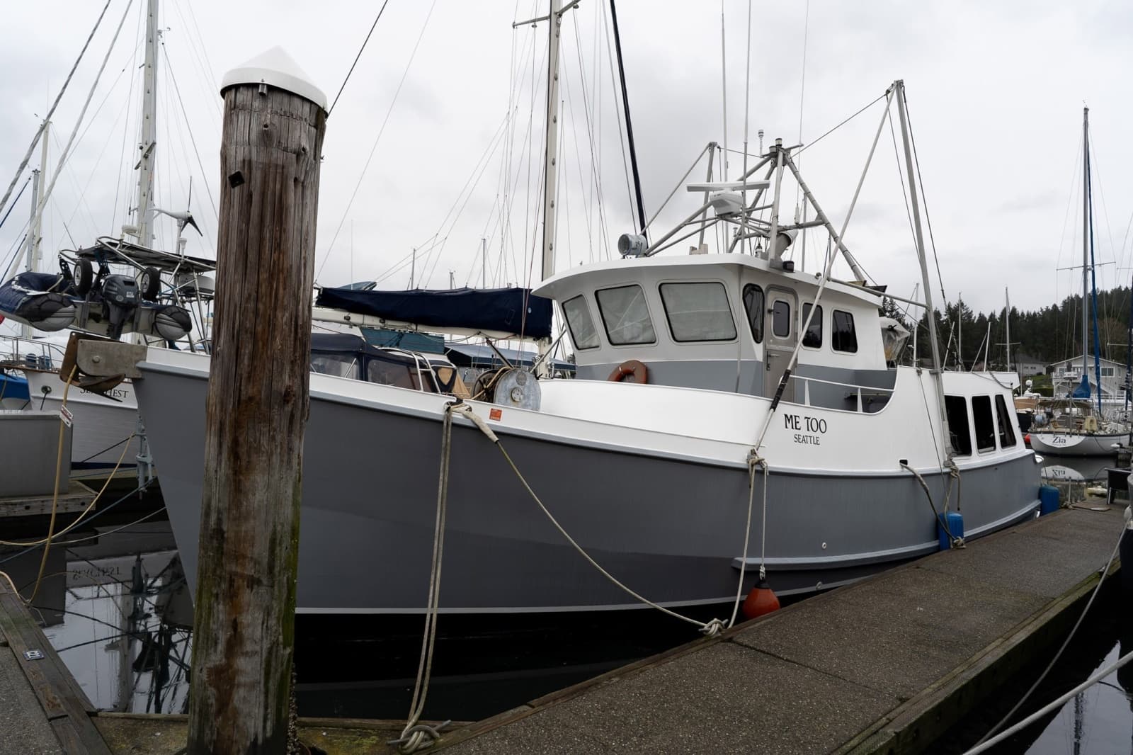 1997 Custom Steel Trawler 43