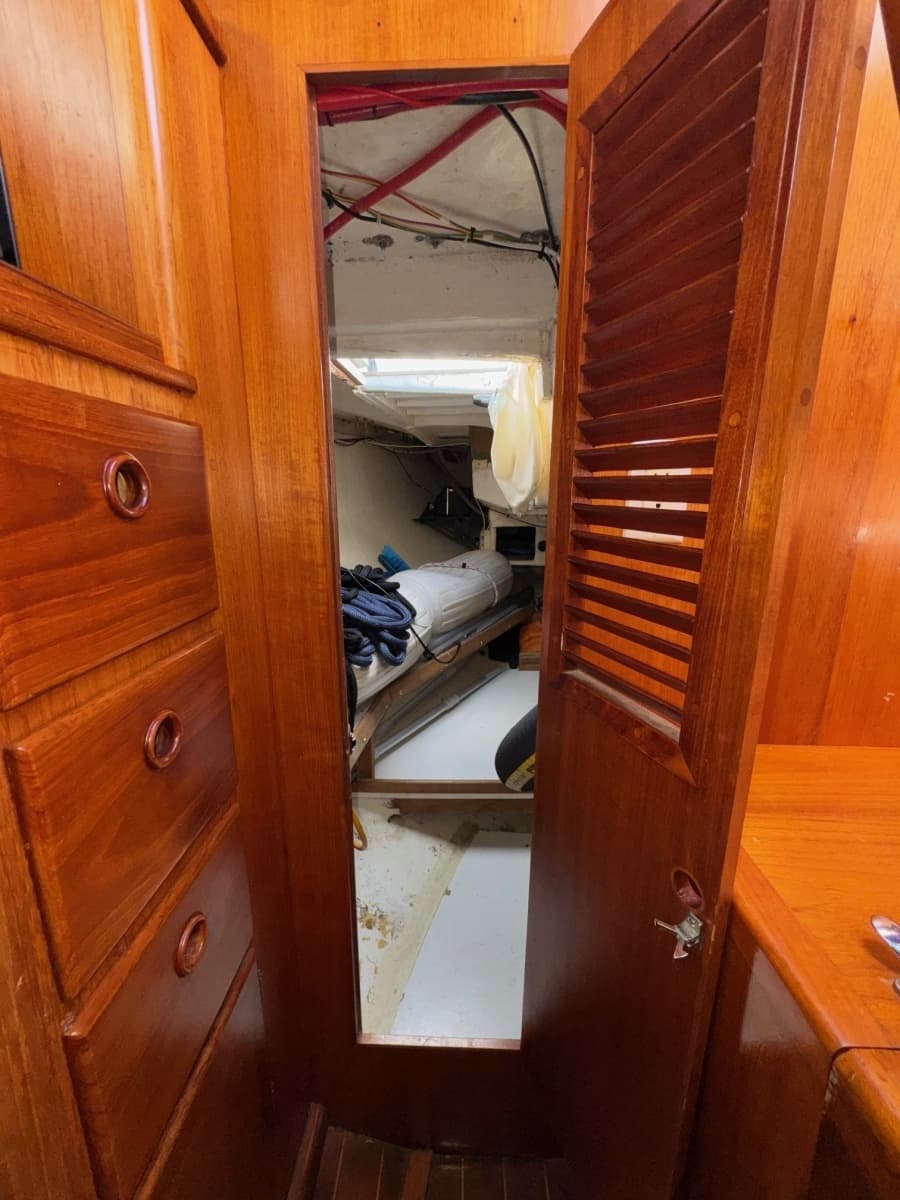 Doorway to aft storage