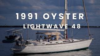 Oyster Lightwave 48 Under Sail 