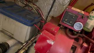 1970 Hatteras 45 Convertible Engine Room Walkthrough